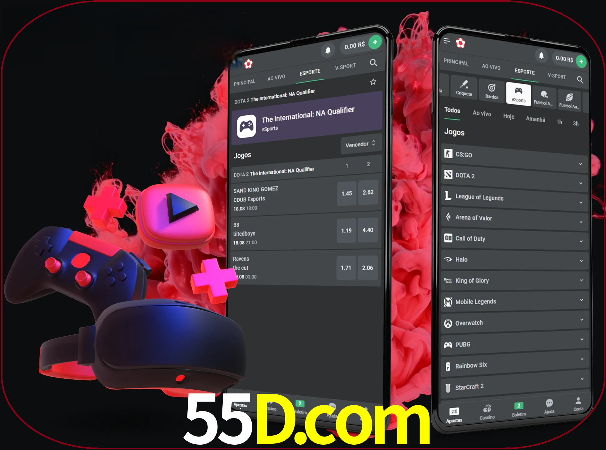 Para ter a aplicação móvel 55d no seu smartphone, basta descarregar o ficheiro apk e seguir as instruções.