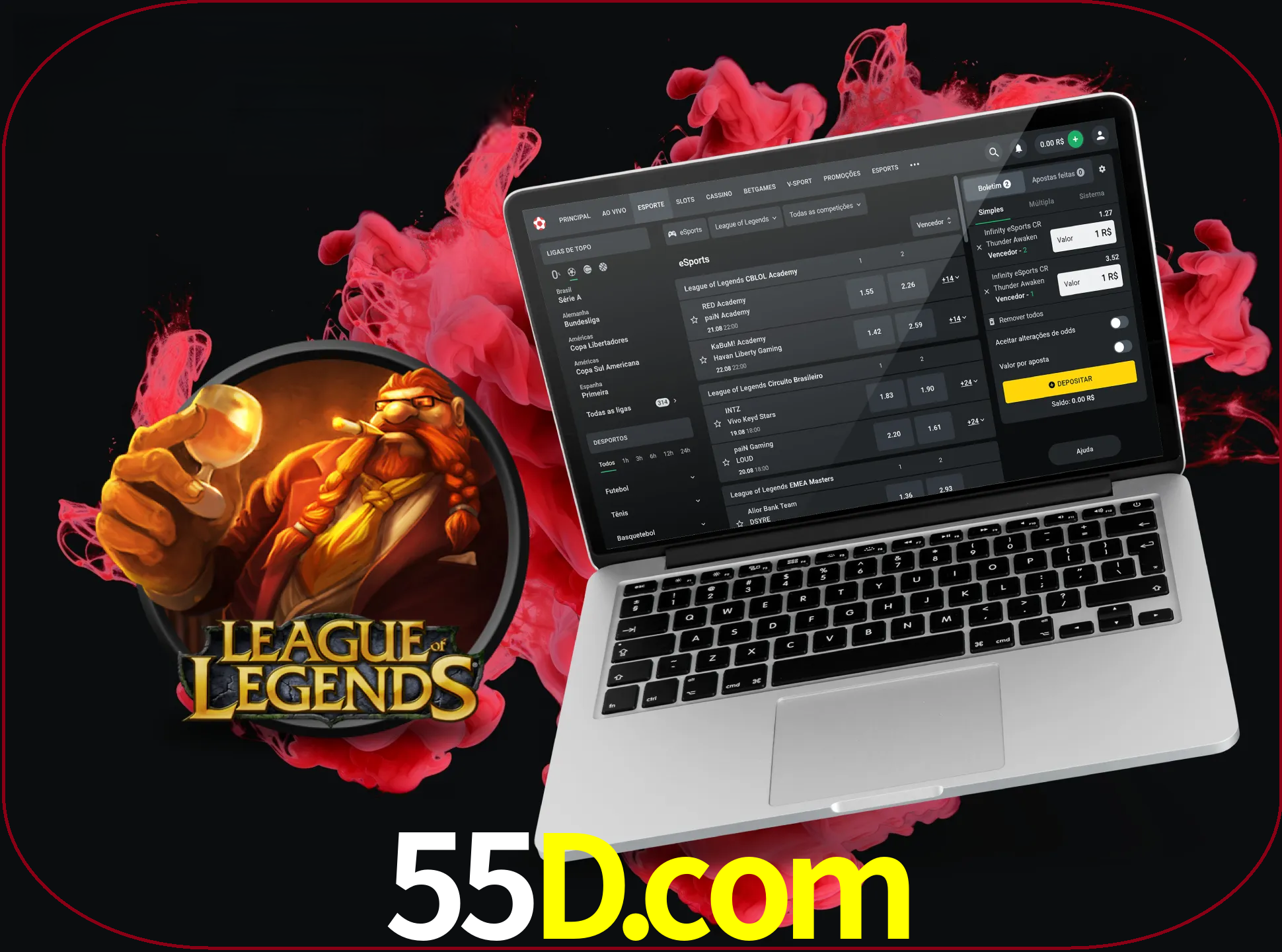 Se é um fã deste jogo, muitos torneios fantásticos que o vão surpreender estão disponíveis no 55d.