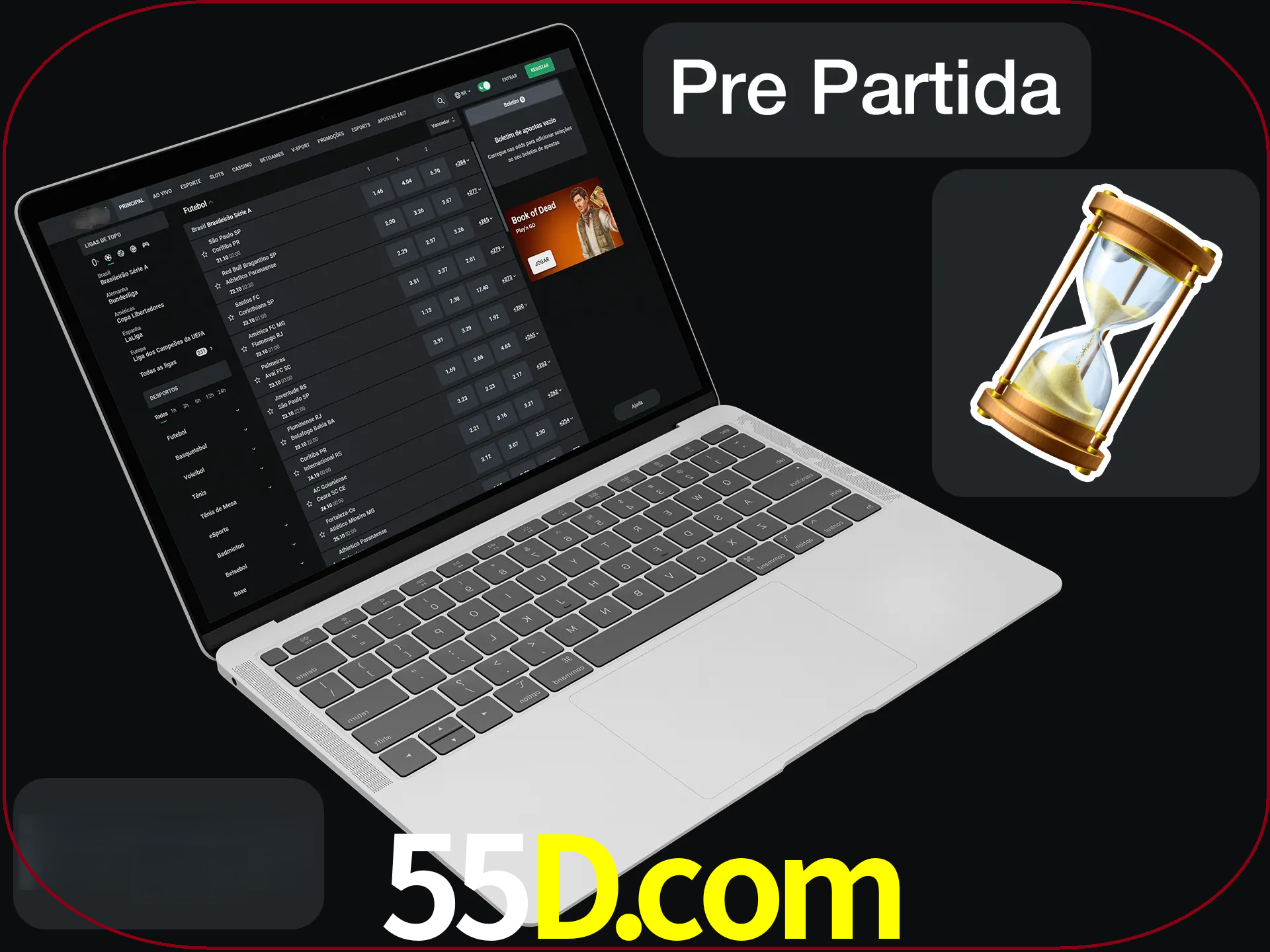 Fazer apostas em partidas futuras.