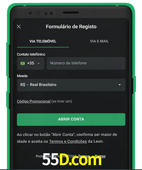 Cadastre-se em LeonBet seguindo passos simples.